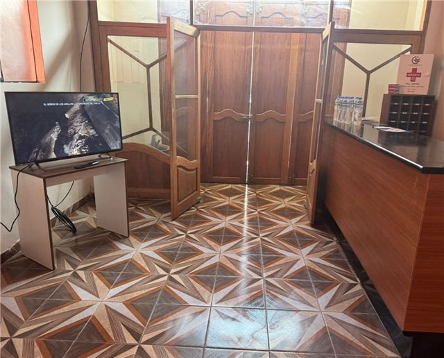 Detalles de la sala de estar del refugio